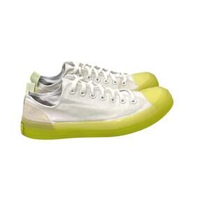 Converse Shoes Chuck Taylor All Star White Neon Low Top Sneakers Size Men's 12